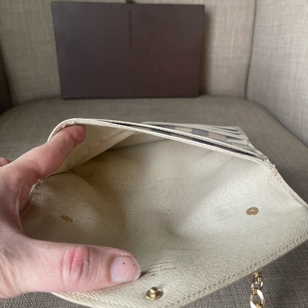 Authentic Louis Vuitton damier azur long wallet TN2134 (B32) - Picture 14 of 15